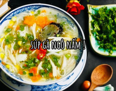 🥣 Súp gà ngô ngọt trứng cút – nóng hổi, thơm ngọt, ăn là mê ngay! 😋