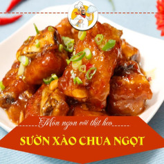Hướng dẫn sườn xào chua ngọt