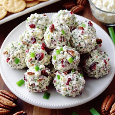 👨‍🍳Sweet & Nutty Cranberry Pecan Cheese Bites