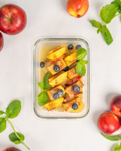 Tamagoyaki ngọt ngào với sốt táo châu Âu