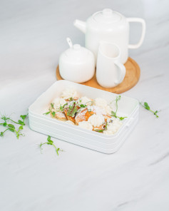 Vòng táo vani ngọt ngào với kem Delight