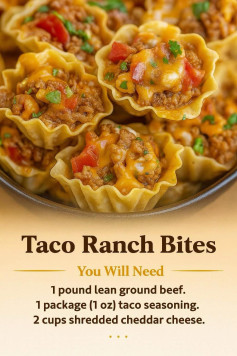 Taco Ranch Bites Recipe