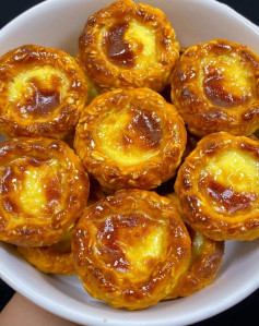 Tart Trứng Khoai Lang Giòn Tan, Ngọt Thanh