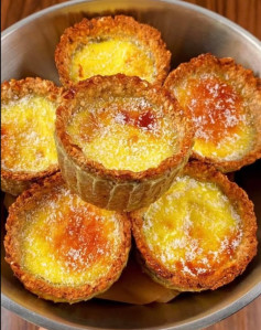 Tart Trứng Yến Mạch Chuối Béo Ngậy