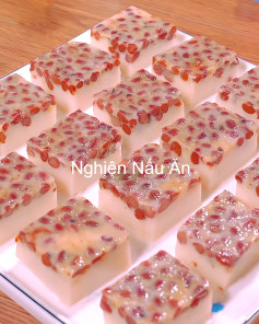 Thạch Sữa Đậu Đỏ Tươi Mát Ngọt Ngào