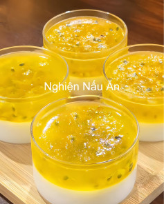 Thạch Sữa Tươi Chanh Dây Thanh Mát Giải Nhiệt