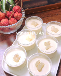 Thạch Sữa Vải Ngọt Ngào Mát Lạnh Từ Trái Cây