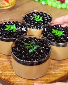 Thạch Trà Sữa Trân Châu Đường Đen Mát Lạnh