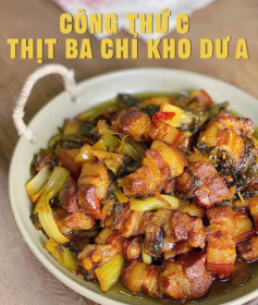 Thịt Ba Chỉ Kho Dưa Chua – Đậm Đà Ngất Ngây