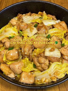 🥓THỊT GÀ XÀO CẢI THẢO CỰC KỲ ĐƯA CƠM 🥬