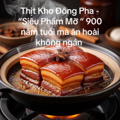 Thịt Kho Đông Pha - Siêu Phẩm Mỡ 900 Năm Tuổi Mà Ăn Hoài Không Ngán