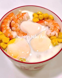 Thưởng thức Trứng Hấp Tôm Nấm Bắp Ngọt Ngào Thơm Lừng