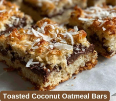 Toasted Coconut Oatmeal Bars