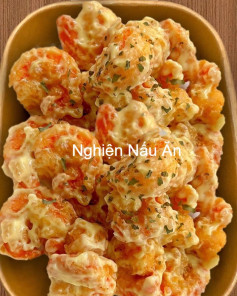 Tôm Chiên Giòn Sốt Mayonnaise Mật Ong Ngọt Dịu