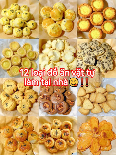 Tổng hợp 12 cách làm bánh ngon tuyệt