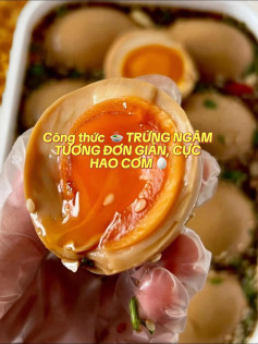 🍲 TRỨNG NGÂM TƯƠNG ĐƠN GIẢN, CỰC HAO CƠM 🥚