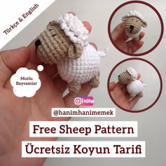 Ücretsiz Amigurumi Koyun Tarifi - Kolay ve Eğlenceli Örgü Modeli