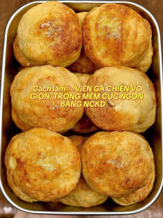 🌭VIÊN GÀ CHIÊN VỎ GIÒN, TRONG MỀM CỰC NGON BẰNG NỒI CHIÊN KHÔNG DẦU 🥔