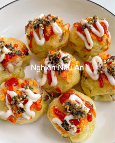 Viên Khoai Bạch Tuộc Xốt Mayonnaise Đậm Đà