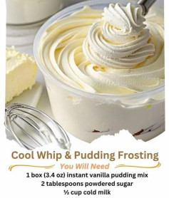 Whipped Pudding Frosting