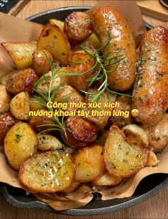 🥔 Xúc xích nướng khoai tây nấm thơm lừng 🧄🌭