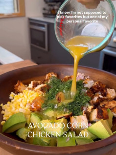 Zesty Avocado Corn & Chicken Delight