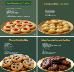 1️⃣ Jam Thumbprint Cookies