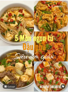 5 món ngon từ đậu phụ