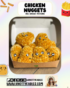 Adorable Chicken Nugget Crochet Patterns for Craft Enthusiasts
