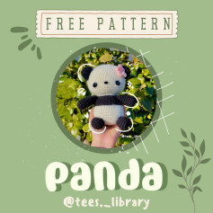 Adorable Crochet Panda Plushie Pattern