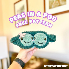 Adorable Peas in a Pod Crochet Pattern for Beginners