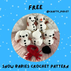 Adorable Snow Babies Crochet Pattern for Winter Fun
