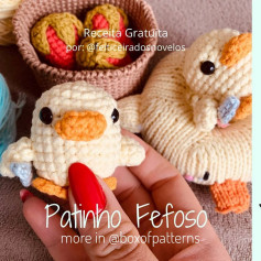 Amigurumi de Patinho Fofo: Receita Grátis Fácil e Divertida