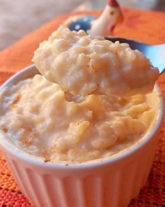 Arroz Doce Cremoso com Toque de Canela