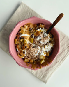 Autumn Apple Chocolate Oatmeal Delight