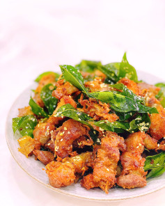 Ba chỉ chao riềng mẻ giòn thơm hương mắc mật