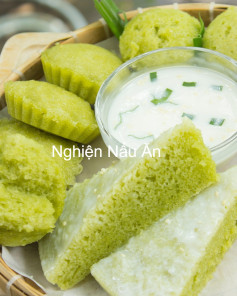 Bánh Bò Lá Dứa Thơm Ngon, Hương Dừa Ngậy Bé