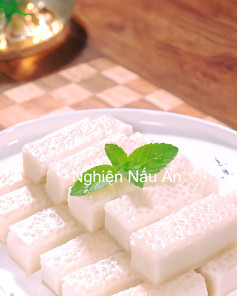 Bánh Bột Báng Dẻo Thơm Vị Cốt Dừa