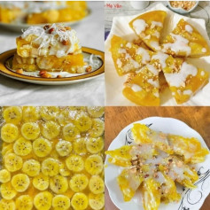 Bánh chuối hấp dẻo thơm, ngậy vị cốt dừa