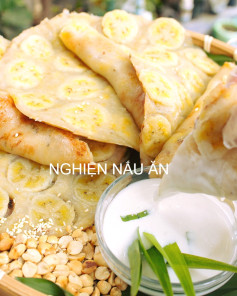 Bánh Chuối Nướng Chảo Dẻo Thơm Ngọt Ngào, Đậm Đà Nước Cốt Dừa