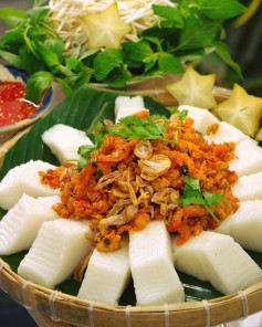 Bánh Đúc Dừa Tôm Khô Thơm Ngậy, Đậm Đà Hương Vị Miền Quê