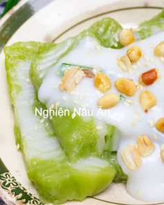 Bánh Đúc Gân Xanh Dai Giòn Thơm Phức Mát Lành