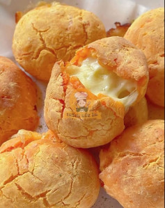 Bánh Khoai Lang Phô Mai Nướng Tan Chảy Thơm Ngon