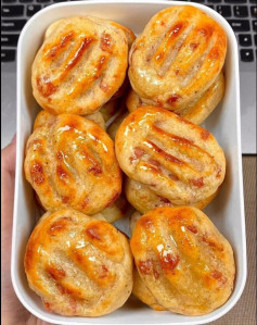 Bánh Khoai Lang Phô Mai Vừng Đen Giòn Rụm