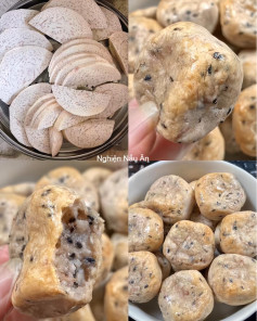 Bánh Khoai Môn Dẻo Thơm Mè Rang Hấp Dẫn