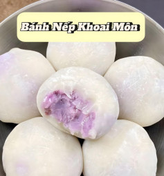 Bánh Nếp Khoai Môn Dẻo Ngọt Tím Mịn