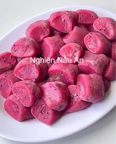 Bánh Nếp Thanh Long Đỏ Dẻo Ngọt Lạ Miệng