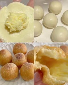 Bánh Phô Mai Chiên Giòn Lớp Vỏ Vàng, Nhân Dẻo Thơm