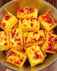 Bánh Phô Mai Nướng Vàng Giòn Tan Chảy