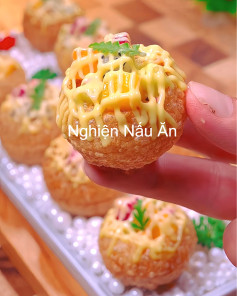 Bánh Phồng Trái Cây Sốt Mù Tạt Ngọt Ngào